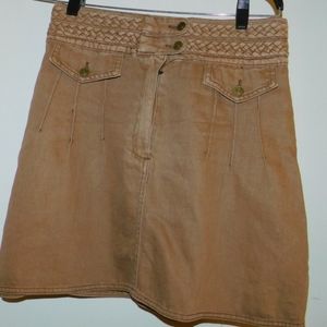 FALL Free People beige  tan skirt size 4 FINAL SALE